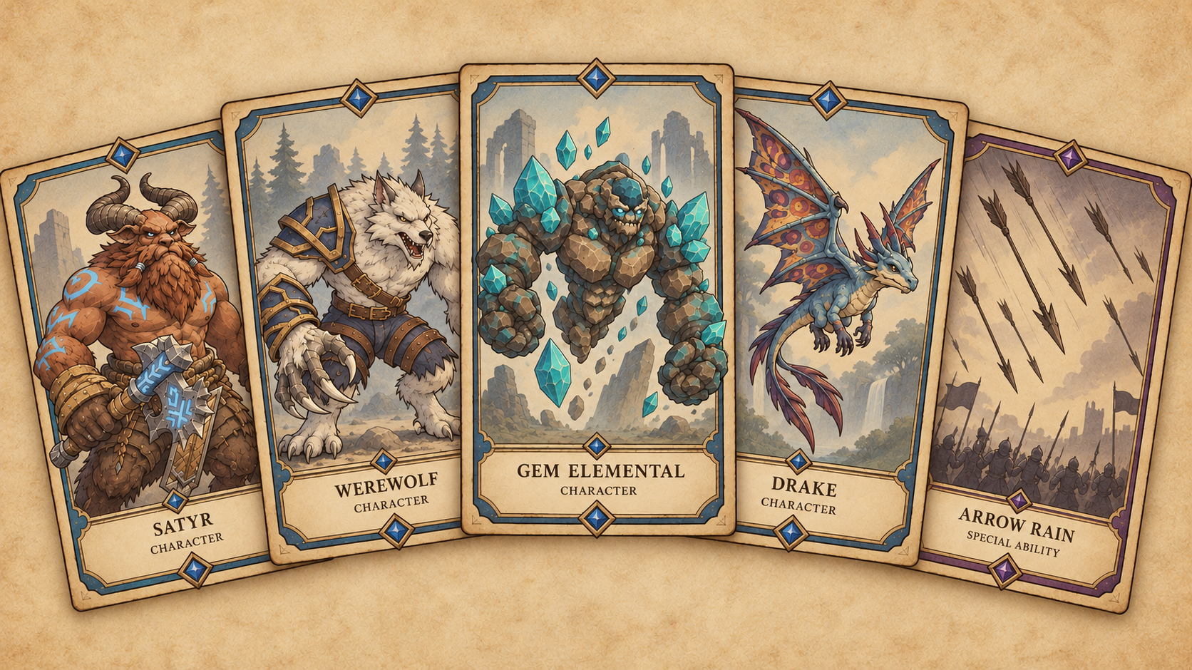 Character cards